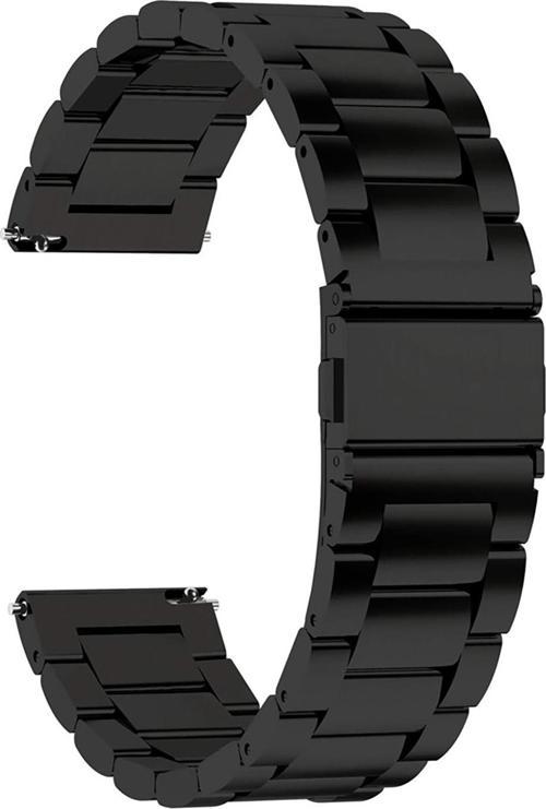 Amazfit Pace 2 Stratos Metal Stainless Steel Kordon Siyah