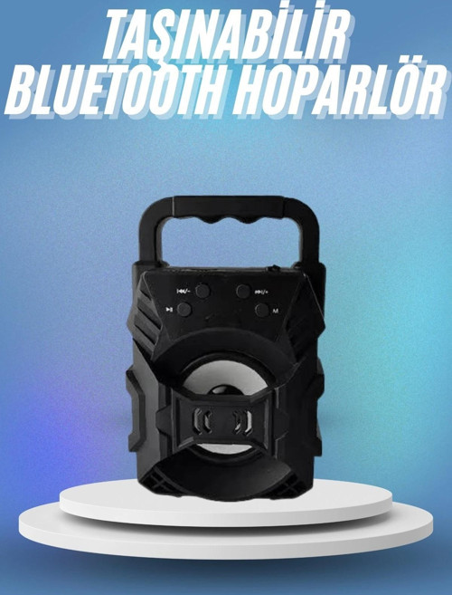 Bluetooth Hoparlör Android ve İOS Uyumlu Ses Bombası USB Girişli Taşınabilir