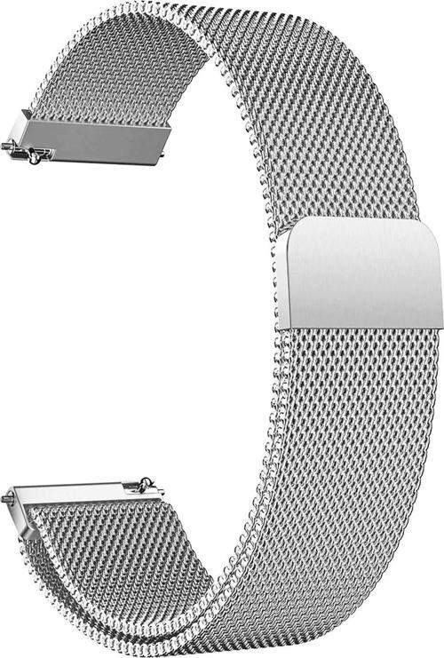 Huawei Honor Magic Watch 2 46mm Milanese Loop Kordon Gümüş