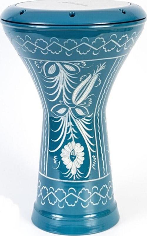 ÇÖMLEK DARBUKA ERZİNCAN İŞLEMELİ MAVİ