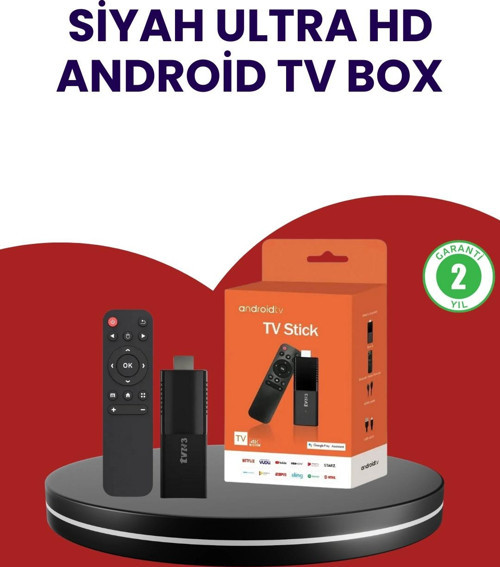 WiFi ve Bluetooth Destekli Android TV Dönüştürücü Stick