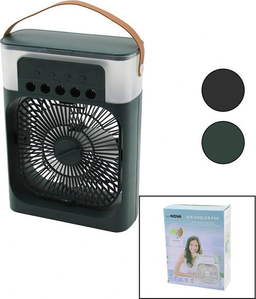 HAVA NEMLENDİRME - FAN - GECE LAMBASI MASA ÜSTÜ ULTRASONİK VANTİLATÖR 360 DERECE USB ŞARJ 3KDM HIZ (