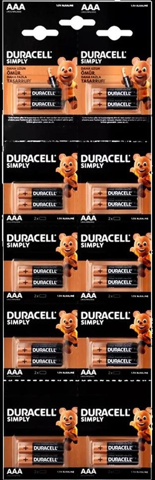 İNCE PİL ALKALİN 20 PARÇA (5047)