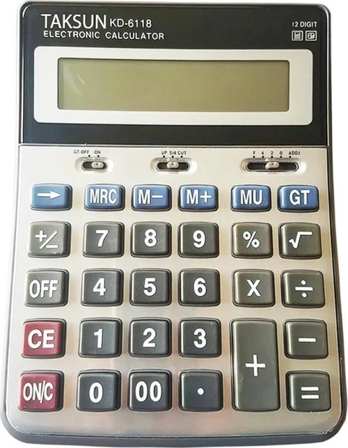 12 HANELİ HESAP MAKİNESİ TS-6118 (5047)