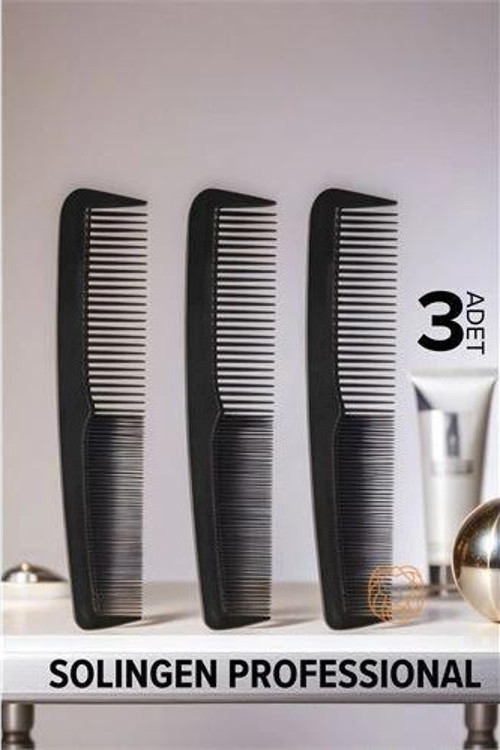 Erkek Cep Tarağı 12 Cm 3 ADET Solingen ProfessionaL