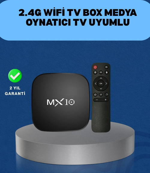 4K Medya Kutusu HDMI-USB Bağlantılı Android TV Çözümü