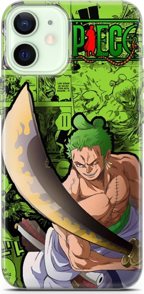 Apple iPhone 12 uyumlu Anime 10 Baskılı Kapak One Piece Zoro