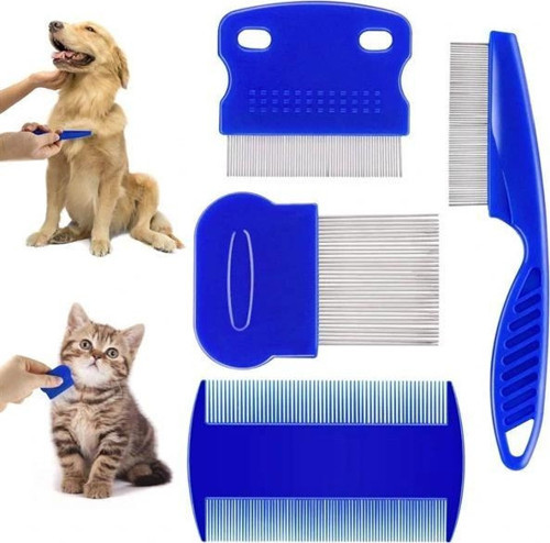 4Lü Bit Evcil Hayvan Tarak Seti Kedi Köpek Bit Tarak Seti Pire Tarağı