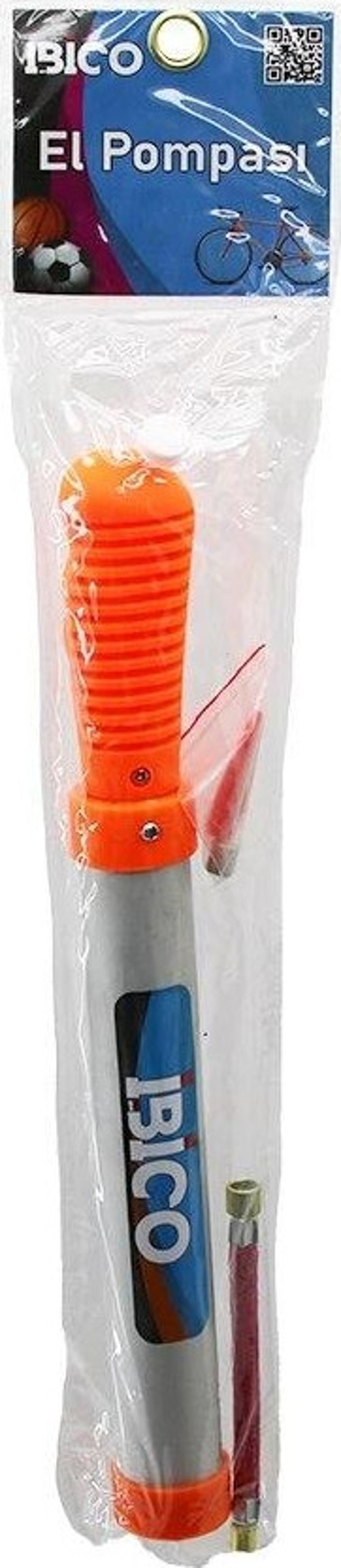 MİNİ EL POMPASI BİSİKLET - TOP 29.5CM METAL ÇUBUK - PLS.GÖVDE - SAP POMPA HORTUM - TOP İĞNE - UÇ (50