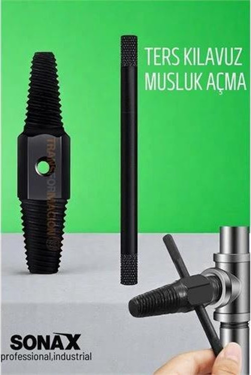 Ters Kılavuz Hasarlı Musluk Boru Vana Kılavuz Seti Musluk Açma