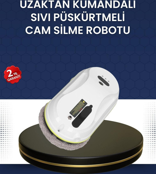 Çift Diskli Güvenli Otomatik Cam Silme Robotu