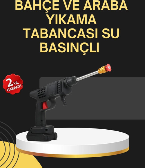 48V Şarjlı Basınçlı Yıkama Tabancası Köpük ve Çift Nozul 2025 Model