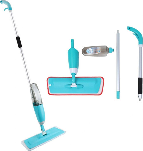 Sprey Mop Temizlik Seti 1 Yedek Mop Bez (5047)