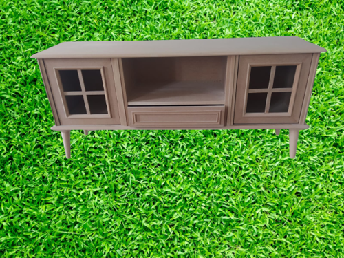 Tv Sehpa ST 17422 Windovs Nakış Klasik Model Kayın Torna RETRO Ayak HAM El Yapım