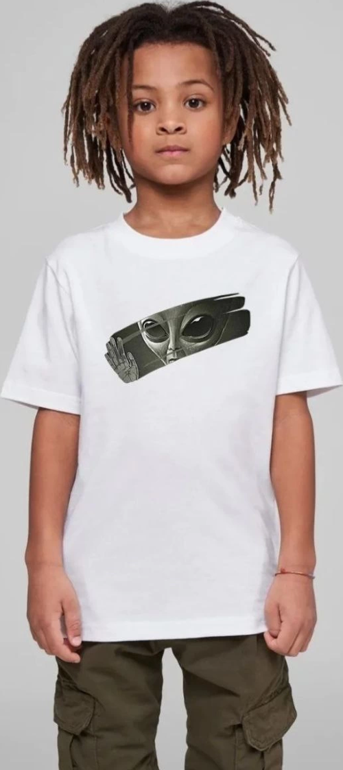 Çocuk Unisex Baskılı T-Shirt - Beyaz