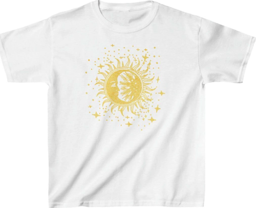 Çocuk Unisex Baskılı T-Shirt - Beyaz