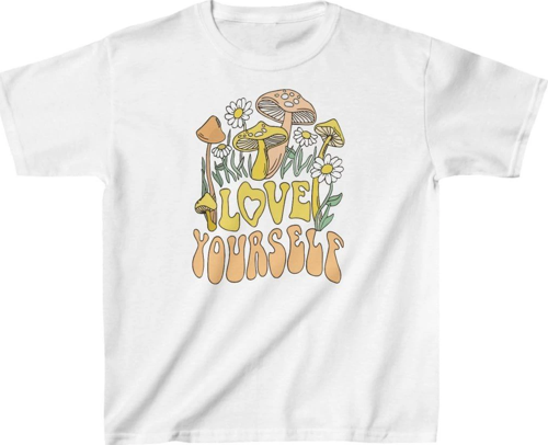 Çocuk Unisex Baskılı T-Shirt - Beyaz