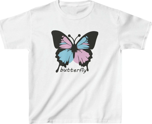 Çocuk Unisex Baskılı T-Shirt - Beyaz