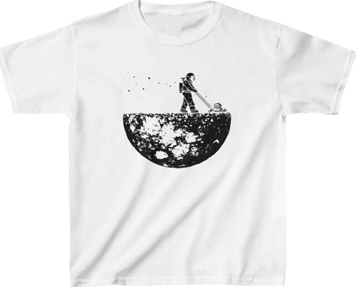 Unisex Çocuk Baskılı T-Shirt - Beyaz