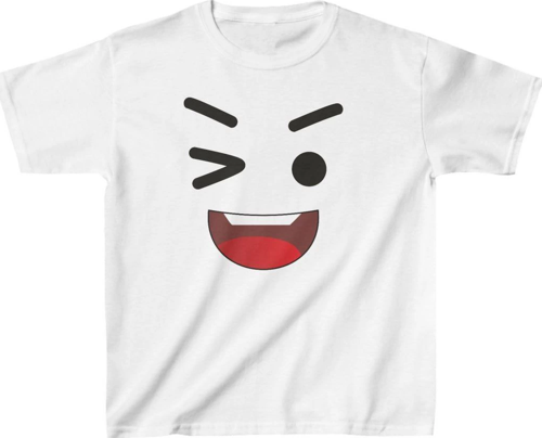 Unisex Çocuk Baskılı T-Shirt - Beyaz