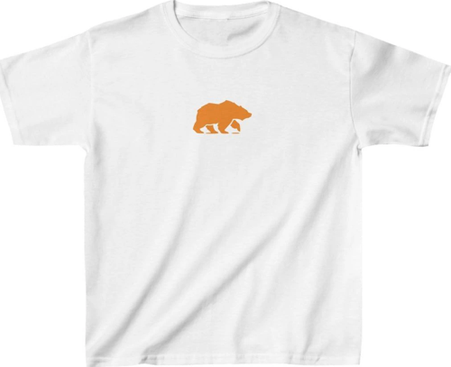 Unisex Çocuk Baskılı T-Shirt - Beyaz