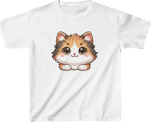 Unisex Çocuk Baskılı T-Shirt - Beyaz