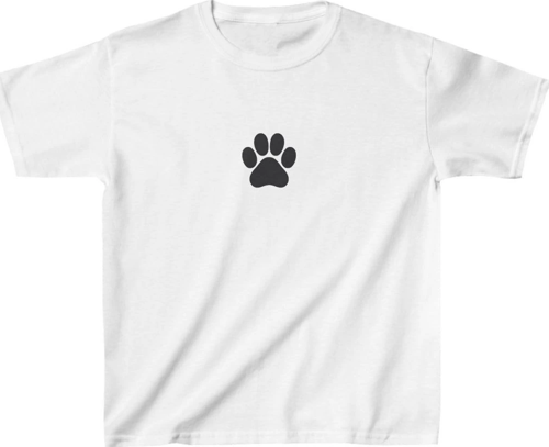 Unisex Çocuk Baskılı T-Shirt - Beyaz