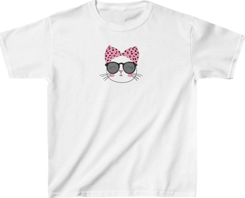Unisex Çocuk Baskılı T-Shirt - Beyaz