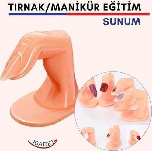 BFS Protez Tırnak Manikür Eğitim ve Sunum Parmakları 10 adet