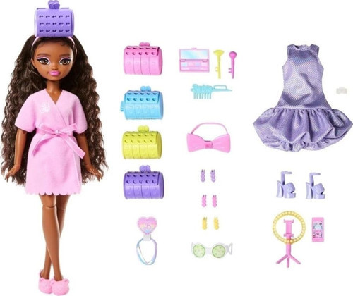 BFS JGG39 Barbie Dream Besties Brooklyn ile Akşam Eğlencesine Hazırlanma