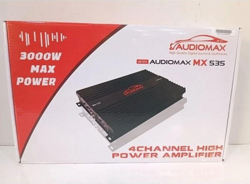 Audıomax MX535 4 Kanal 3000 Araç Ses Sistem Amfisi