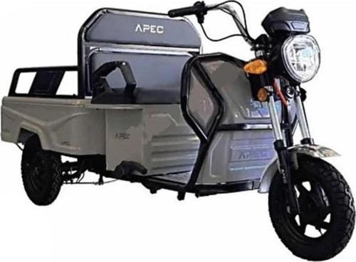 Apt4 3 Teker. Moped Koyu Metalık Grı