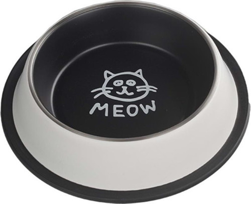 Kedi Desenli Ç. Mama Kabı-8 Oz-12cm