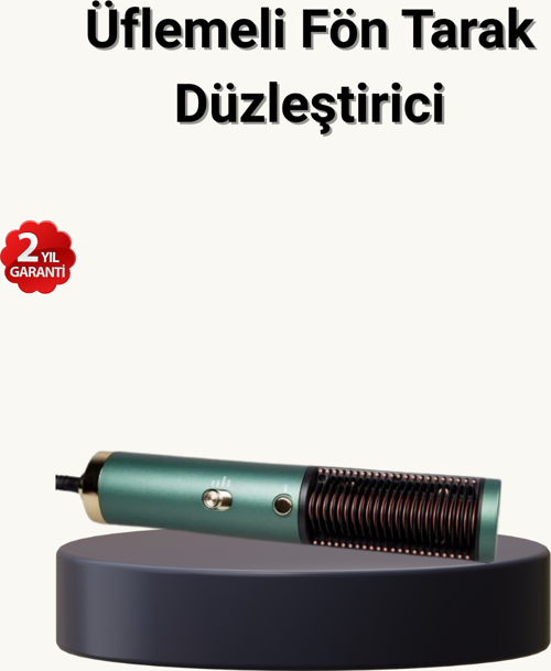 İyon Teknolojili Seramik Saç Düzleştirici – Eşit Isı Dağılımı