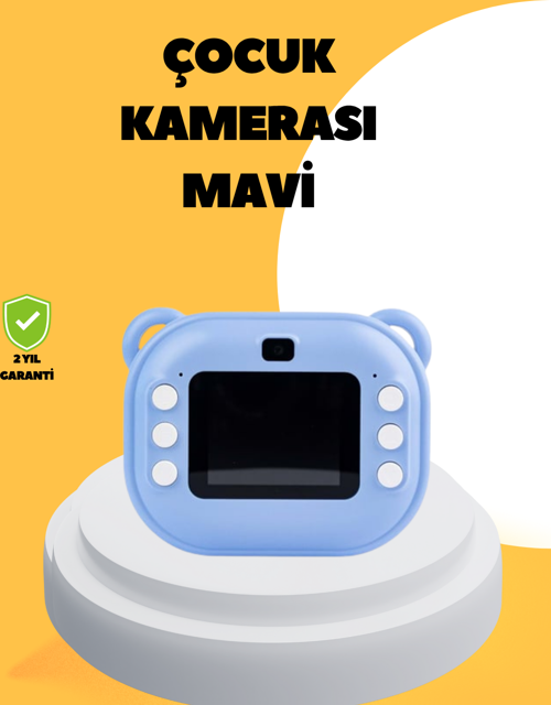 Anında Baskı Özellikli Şipşak Kamera – 24MP HD Çift Lensli, 32GB Hafızalı