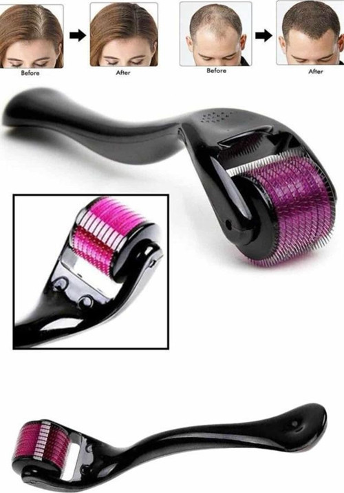 Derma Roller Titanyum Uçlu 540 İğneli 1 Mm Saç Sakal Çıkarma Ve Cilt Bakım Masaj Aleti