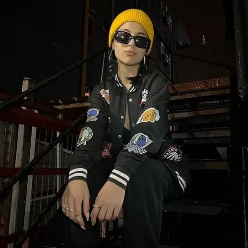Unisex Baskılı Uzun Kol Kolej Ceket