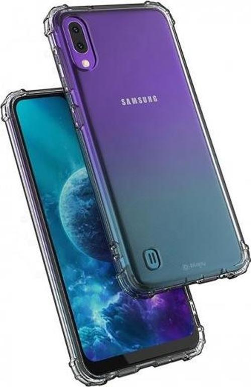 Galaxy A10 / M10 ile Uyumlu Crystal Fit Kılıf Smoke Black