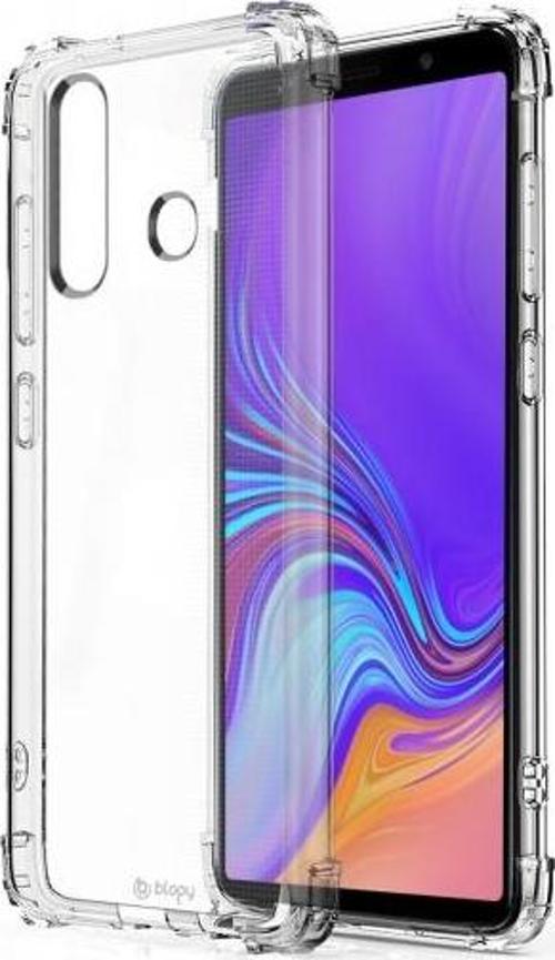 Galaxy A9 2018 ile Uyumlu Crystal Fit Kılıf Crystal Clear