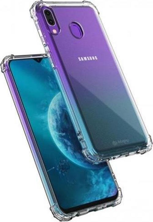 Galaxy M20 ile Uyumlu Crystal Fit Kılıf Crystal Clear