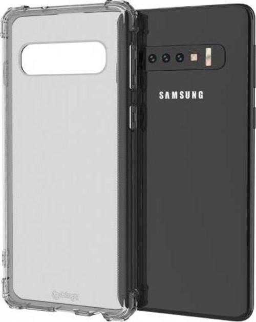 Galaxy S10 ile Uyumlu Crystal Fit Kılıf Smoke Black