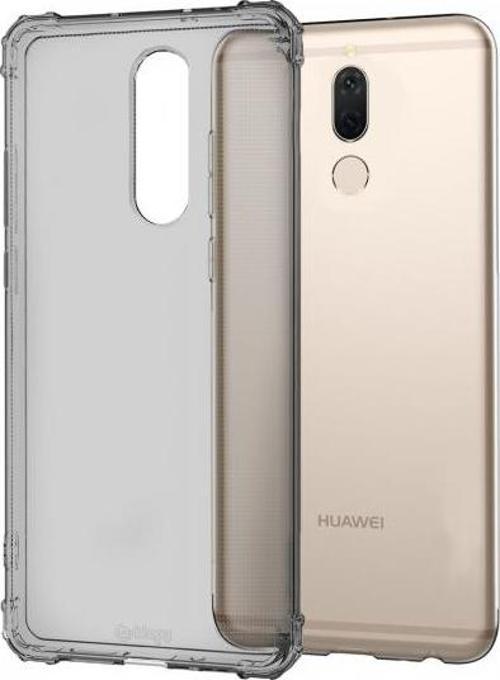 Mate 10 Lite ile Uyumlu Crystal Fit Kılıf Smoke Black