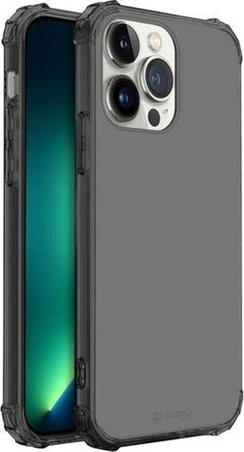 Blogy iPhone 13 Pro Max ile Uyumlu Crystal Fit Kılıf Smoke Black