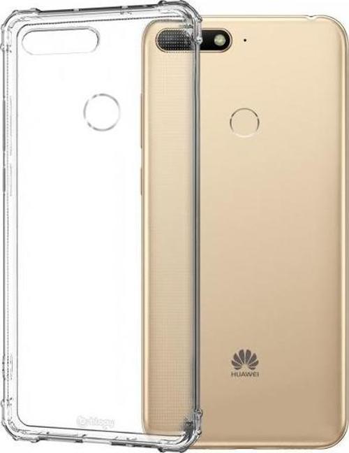 Y7 2018 ile Uyumlu Crystal Fit Kılıf Crystal Clear