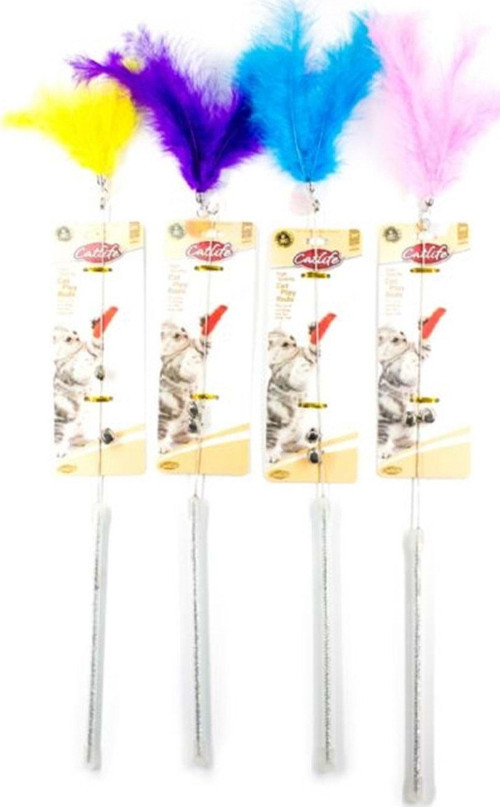 KEDİLER İÇİN OYUNCAK OLTA TÜYLÜ