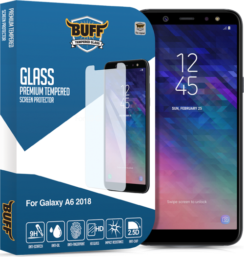 Glass Galaxy A6 2018 ile Uyumlu Ekran Koruyucu Cam