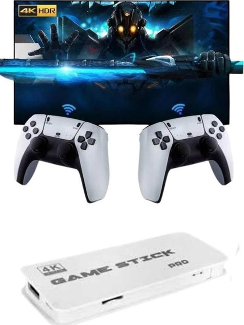 3D 4K HD 2.4G Game Stick 4K Ultra Hd Oyun Konsolu Çift Kollu