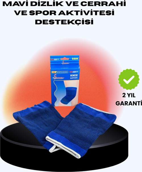 Anti-Slip Diz Bandajı Sporcu Desteklikli Koruyucu Model