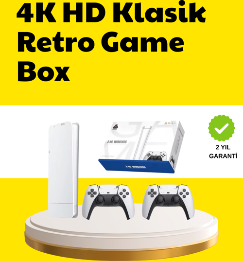 2 Kablosuz Kollu HDMI Uyumlu M15 Oyun Konsolu