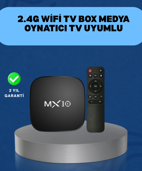 4K Medya Kutusu HDMI-USB Bağlantılı Android TV Çözümü